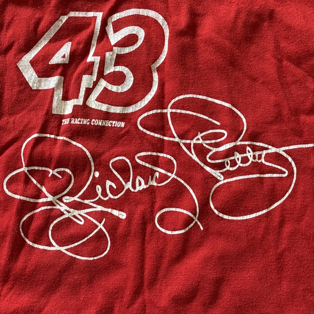 VINTAGE 80s RICHARD PETTY #43 RACING T-SHIRT Small The Racing Connection NASCAR - Picture 2 of 9